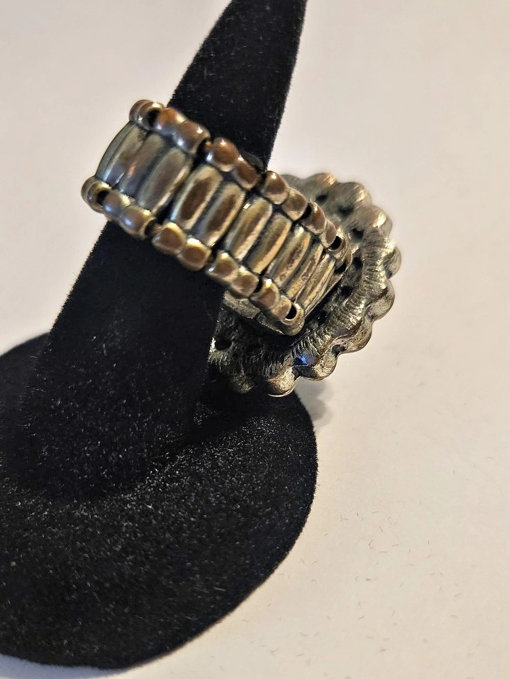 Turquoise Stretchable Statement Ring - Picture 4 of 4